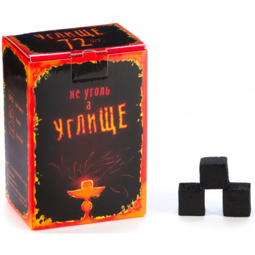 Уголь для кальяна кокосовый Углище 25 мм (72 шт)